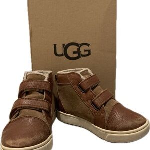 UGG Kids Tan and Brown Sneakers